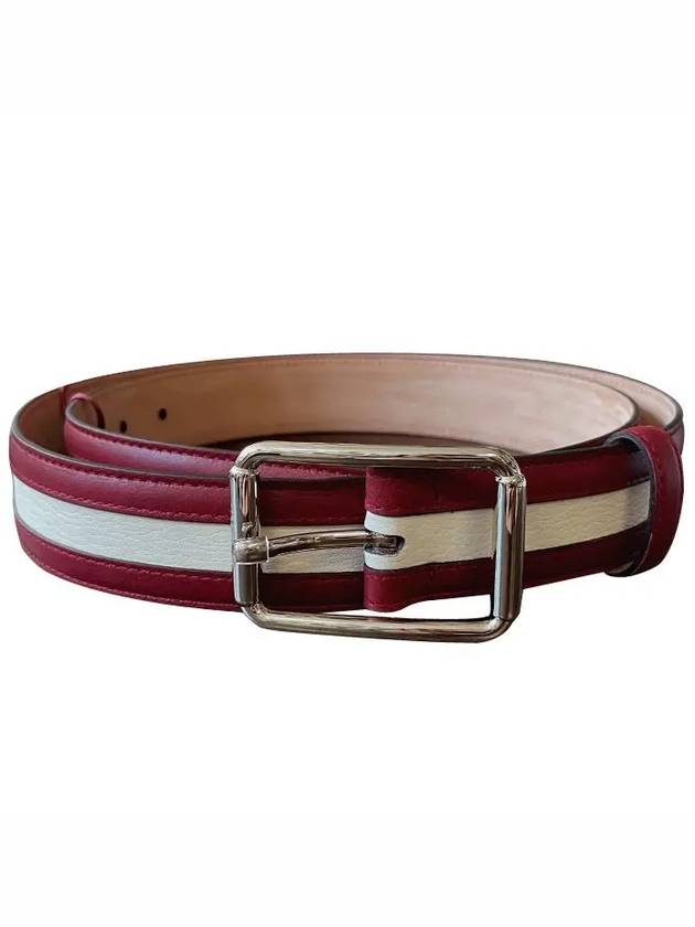 Belt GREENE 35 M TSP 75 RED Casual Belt - BALLY - BALAAN 1