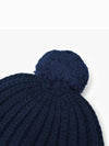 Bear Rib Pom Pom Beanie Navy - POLO RALPH LAUREN - BALAAN 4