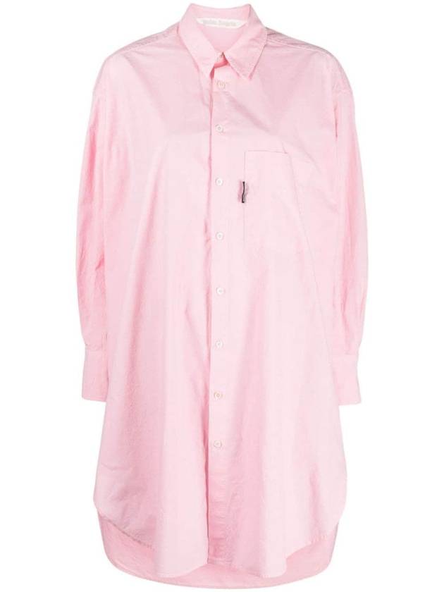 Shirt Midi Dress Pink - PALM ANGELS - BALAAN 2