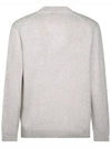 Fox Head Cardigan Light Grey - MAISON KITSUNE - BALAAN 4