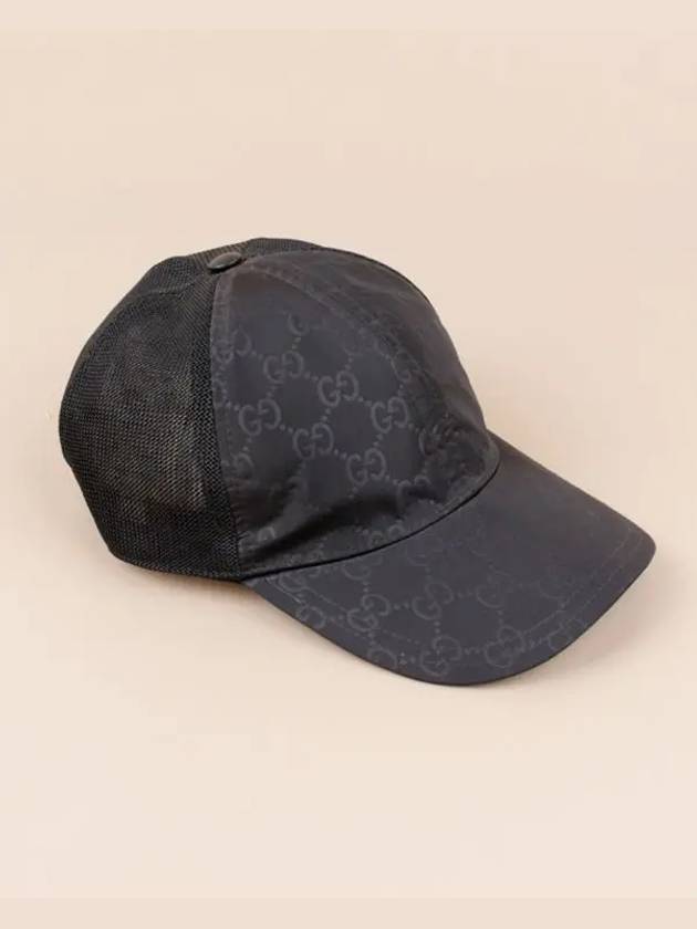 GG Nylon Ball Cap Black - GUCCI - BALAAN 2