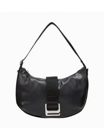 Jeans Off Duty Medium Crescent Shoulder Bag Black - CALVIN KLEIN - BALAAN 1