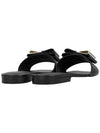 Double Bow Slippers Black - SALVATORE FERRAGAMO - BALAAN 6