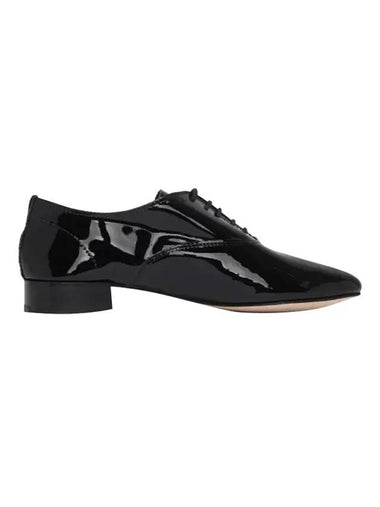 Women's Zizi Glossy Oxford Shoes Black - REPETTO - BALAAN 1