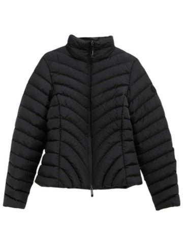 Women s Grange Diagonal Quilted Short Down Padding Black - MONCLER - BALAAN 1