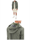 Men's Shell R Goggles Hooded Jacket Khaki - CP COMPANY - BALAAN 6