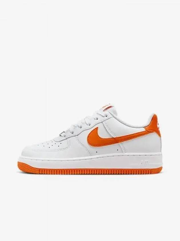 Air Force 1 Junior Sneakers White Safety Orange FV5948 113 742818 - NIKE - BALAAN 1