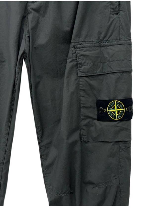 Wappen Patch Cargo Track Pants Grey - STONE ISLAND - BALAAN 4