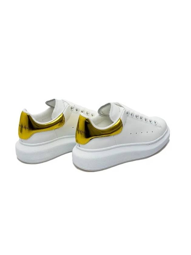 Oversole Metal Yellow Tab Low Top Sneakers White - ALEXANDER MCQUEEN - BALAAN 5