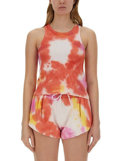 Tie Dye Ribbed Tank Top 3641MDT79247287 - MSGM - BALAAN 2