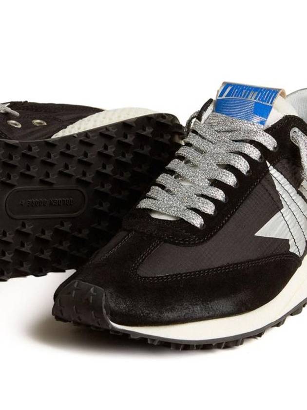 Marathon Low Top Sneakers Black - GOLDEN GOOSE - BALAAN 5