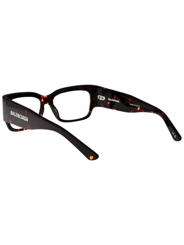 Eyewear Havana Rectangular Eyeglasses Red Black - BALENCIAGA - BALAAN 5