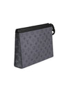 Monogram Eclipse Reverse Pochette Voyage MM Pouch Bag Grey - LOUIS VUITTON - BALAAN 3