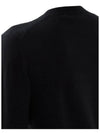 Face Patch Crop Cardigan Black - ACNE STUDIOS - BALAAN 5