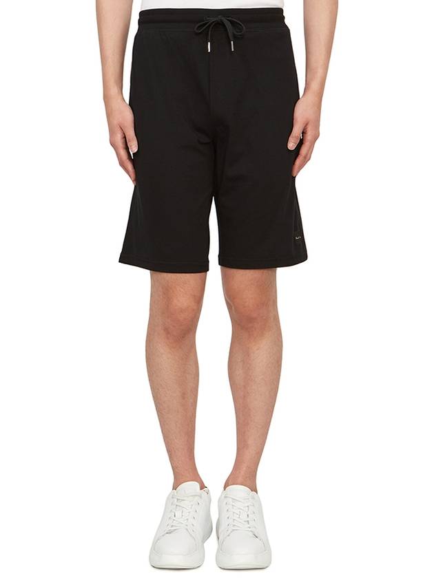 Jersey Cotton Lounge Shorts Black - PAUL SMITH - BALAAN 2