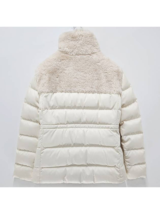 Women s Logo Patch OIRON Down Padded Short Jacket White 1A00094 89AN3 051 - MONCLER - BALAAN 2