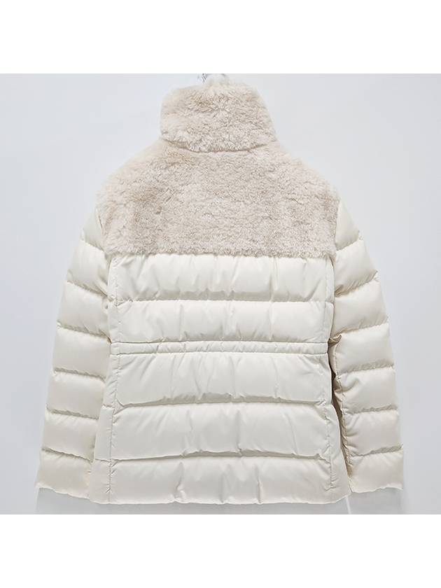 Women s Logo Patch OIRON Down Padded Short Jacket White 1A00094 89AN3 051 - MONCLER - BALAAN 2