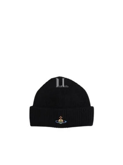 ORB Logo Sporty Beanie Black - VIVIENNE WESTWOOD - BALAAN 2