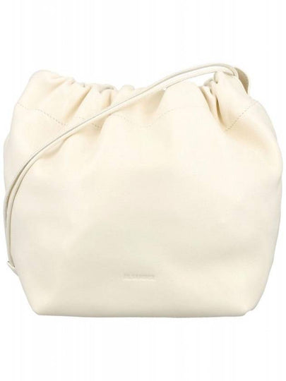 Drawstring Nappa Bucket Bag White - JIL SANDER - BALAAN 2