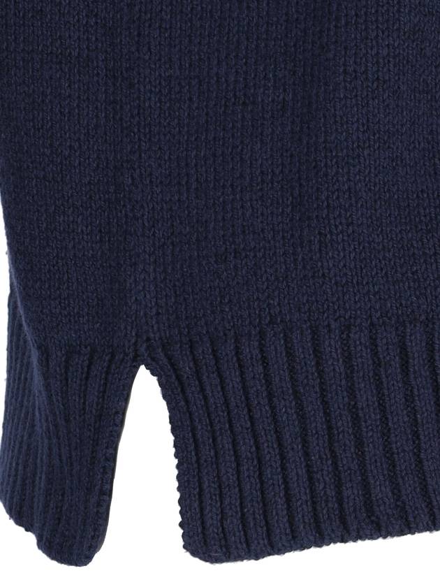 Bear Crew Neck Knit Top Navy - POLO RALPH LAUREN - BALAAN 6