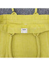 Yenky Embroidered Logo Shopper Tote Bag Yellow - ISABEL MARANT - BALAAN 7