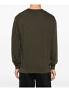 Light Fleece Sweatshirt Green - CP COMPANY - BALAAN 4