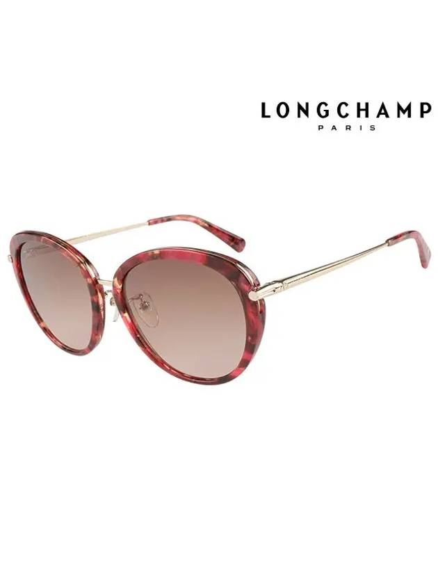 Eyewear Cat's Eye Sunglasses Brown - LONGCHAMP - BALAAN 3