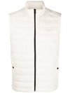 Tonal Logo Print Quilting Vest White - HUGO BOSS - BALAAN 2