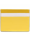 Saffiano Color Block Card Wallet Yellow - MARNI - BALAAN 5