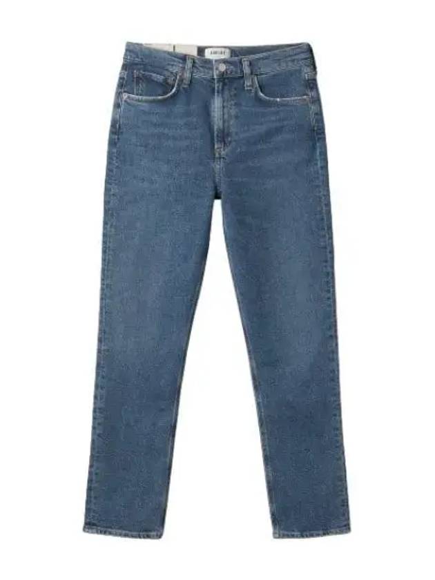 A Goldie Merrell High Rise Straight Denim Pants Medium Blue Jeans - AGOLDE - BALAAN 1