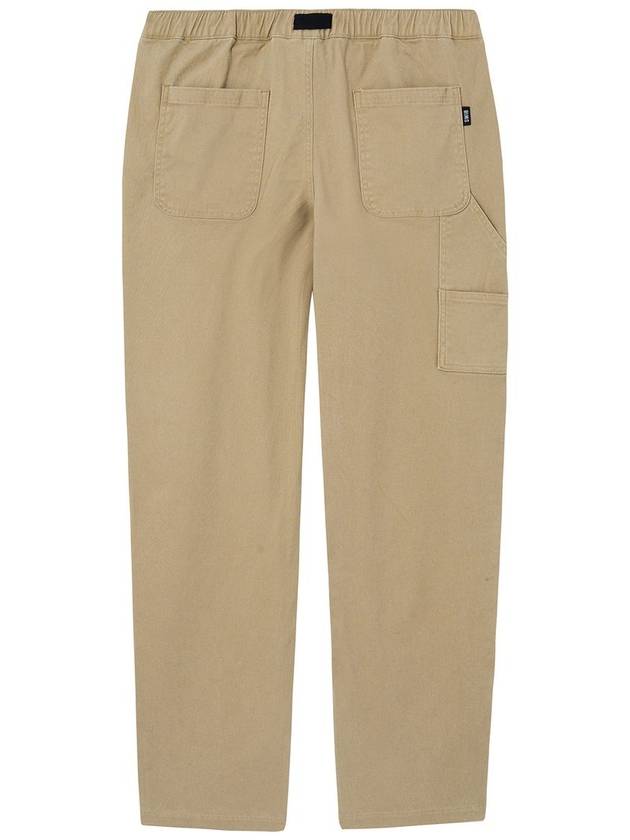 Swivel Cotton Spandex Carpenter Straight Pants Beige - SWIB - BALAAN 3