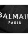 Paris Silver Logo Print Sweatshirt Black - BALMAIN - BALAAN 4