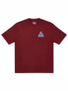 Trypug Color Blur TShirt Burgundy - PALACE - BALAAN 2