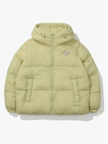 Diadora Verafiuma hooded puffer padded jacket LIME - DIADORA - BALAAN 1