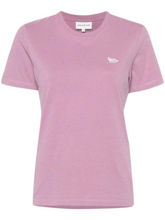Baby Fox Patch Regular Short Sleeve T-Shirt Blossom - MAISON KITSUNE - BALAAN 1