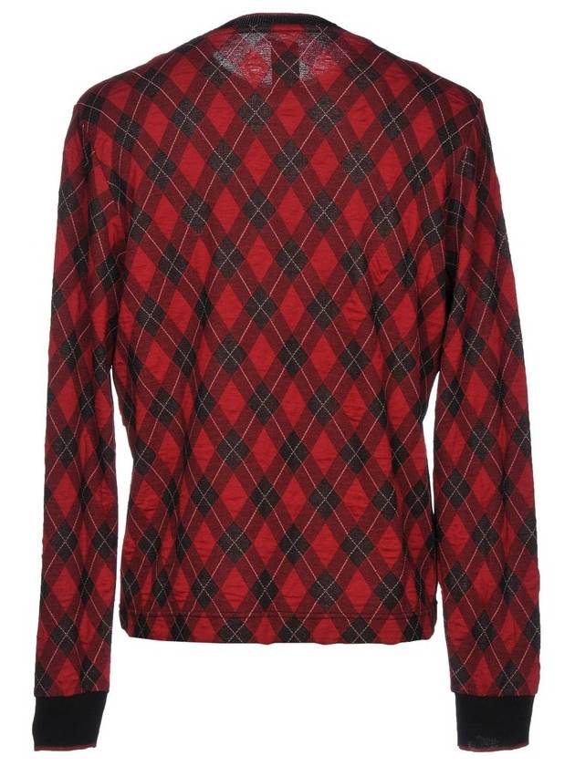 Red argyle pattern knit - ANTONIO MARRAS - BALAAN 6