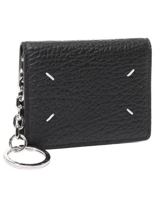 Signature Stitch Keyring Card Wallet Women - MAISON MARGIELA - BALAAN 1