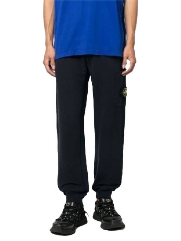 Wappen Patch Cargo Jogger Track Pants Navy - STONE ISLAND - BALAAN 4