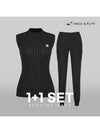 SET Women s Sleeveless Sweater Shirring Jogger Pants - HOLIC&PLAY - BALAAN 1