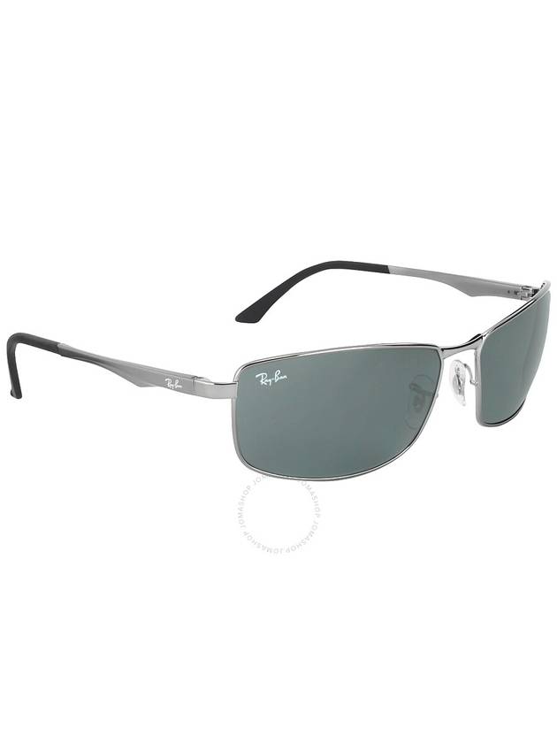 Ray Ban Green Classic G-15 Rectangular Men's Sunglasses RB3498 004/71 64 - RAY-BAN - BALAAN 2