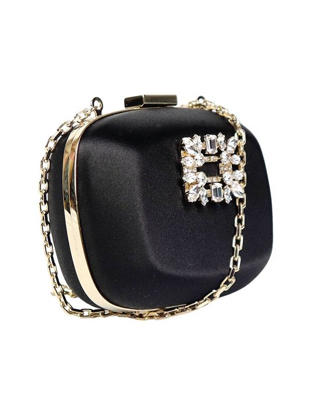 Buckle Micro Clutch Bag Black - ROGER VIVIER - BALAAN 4