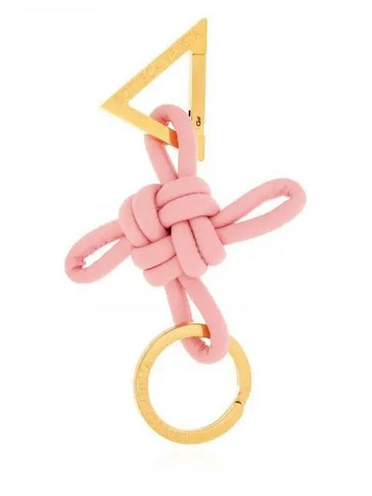 Triangle Napa Key Holder Pink - BOTTEGA VENETA - BALAAN 1