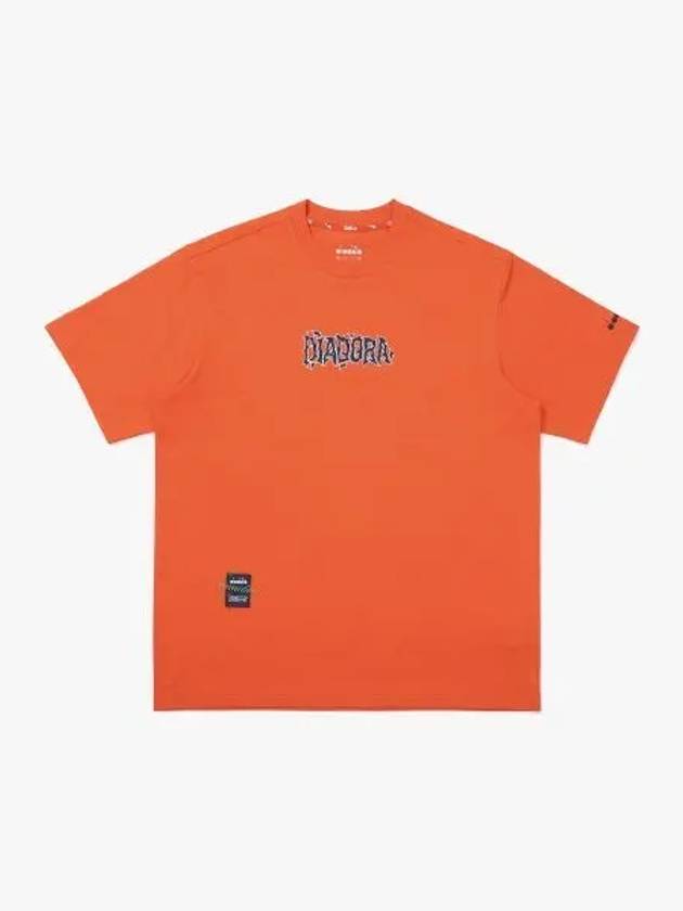 Diadora Basbone AIRTEX Short Sleeve T Shirt ORANGE - DIADORA - BALAAN 1