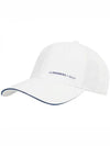 Men's Sunny Logo Print Polyester Twill Ball Cap White - J.LINDEBERG - BALAAN 2