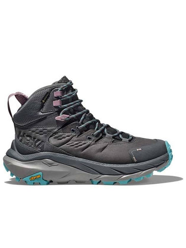 Kaha 2 GTX Waterproof High Top Sneakers Grey - HOKA ONE ONE - BALAAN 1