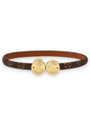 Historic Mini Monogram Bracelet Gold Brown - LOUIS VUITTON - BALAAN 2