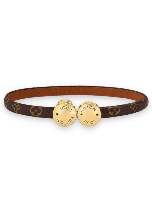 Historic Mini Monogram Bracelet Gold Brown - LOUIS VUITTON - BALAAN 2