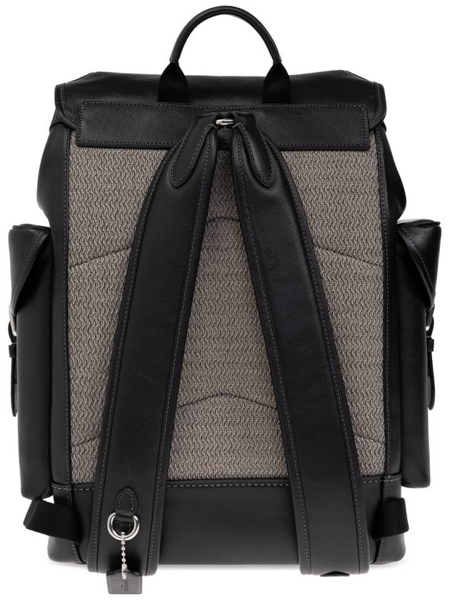 Coach Leather Backpack Hitch, Men's, Black - COACH - BALAAN 3