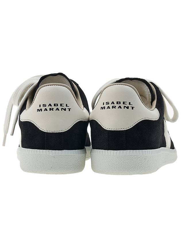 Bryce Suede Low Top Sneakers Black - ISABEL MARANT - BALAAN 5