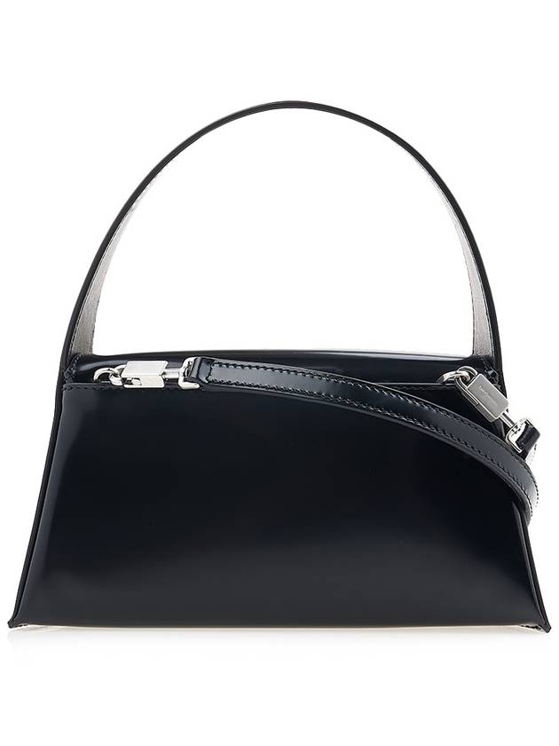 Geometric Small Shoulder Bag Black - SALVATORE FERRAGAMO - BALAAN 4